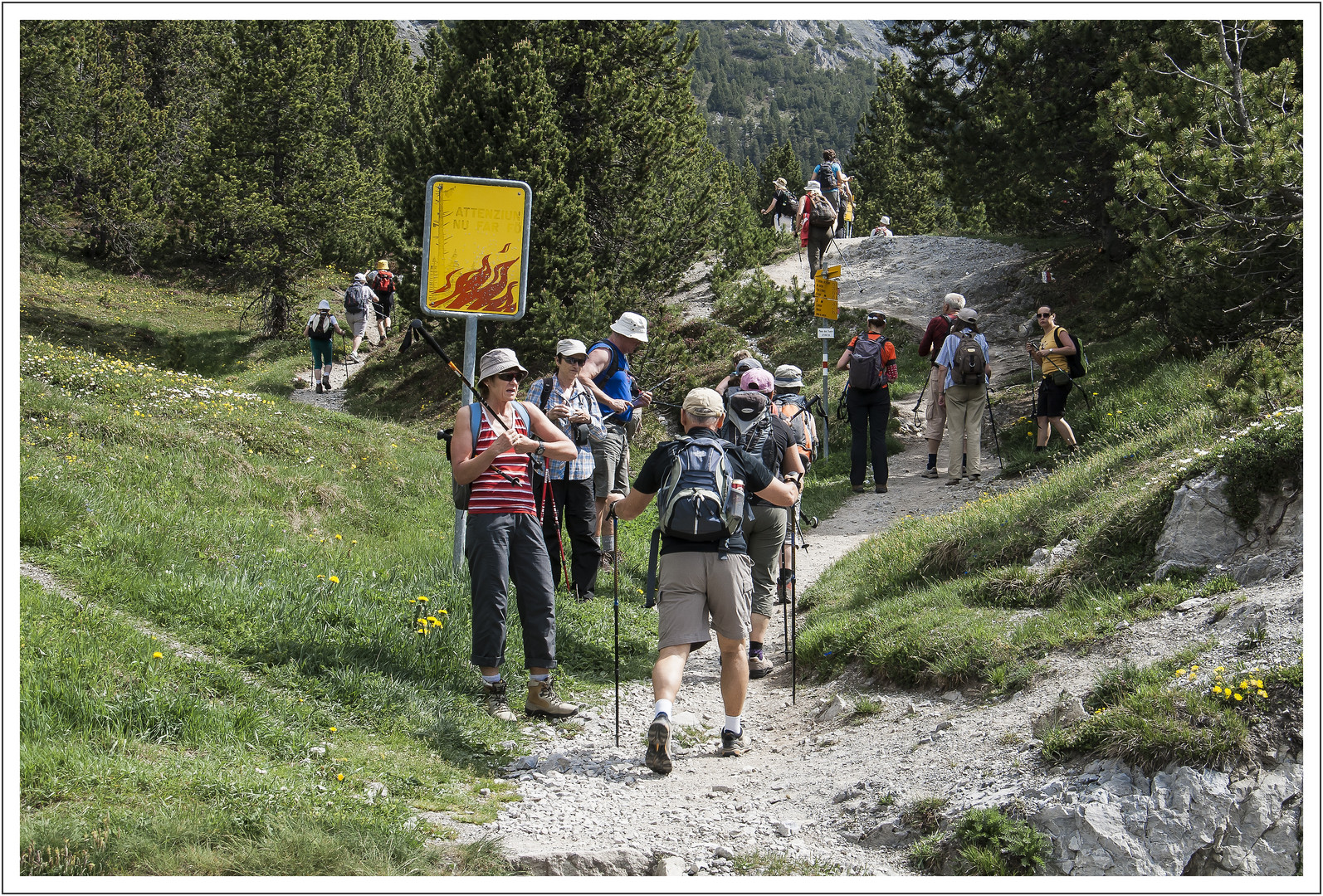 Wandergruppe