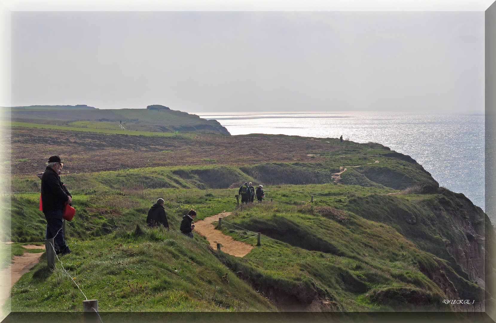 Wandern am Cap Griz Nez .