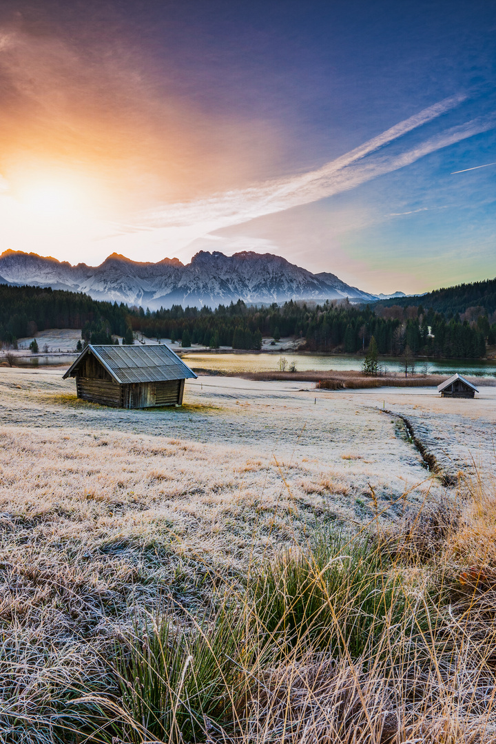 Wandern am Geroldsee bei Sonnenaufgang (2)