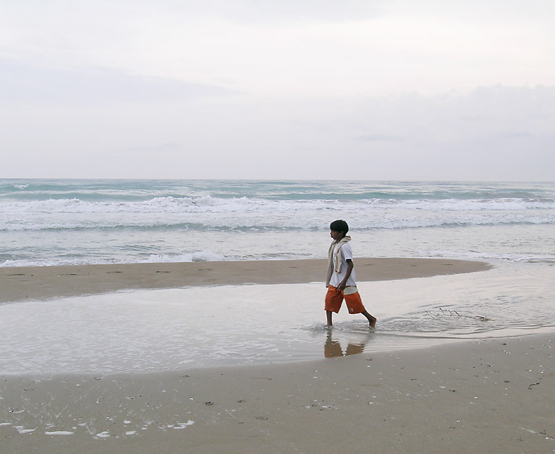 Wandern am Strand