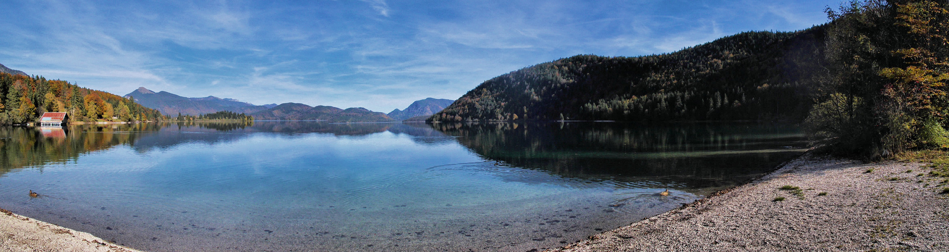 wandern am walchensee