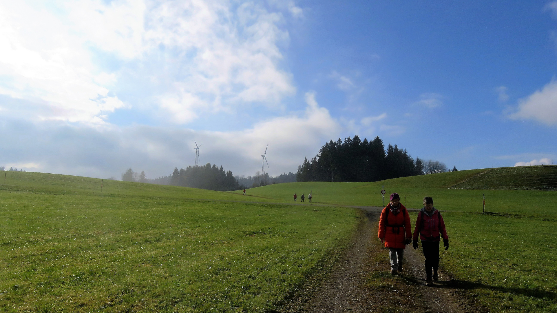 Wandern, auch wenn es fröstelt ...