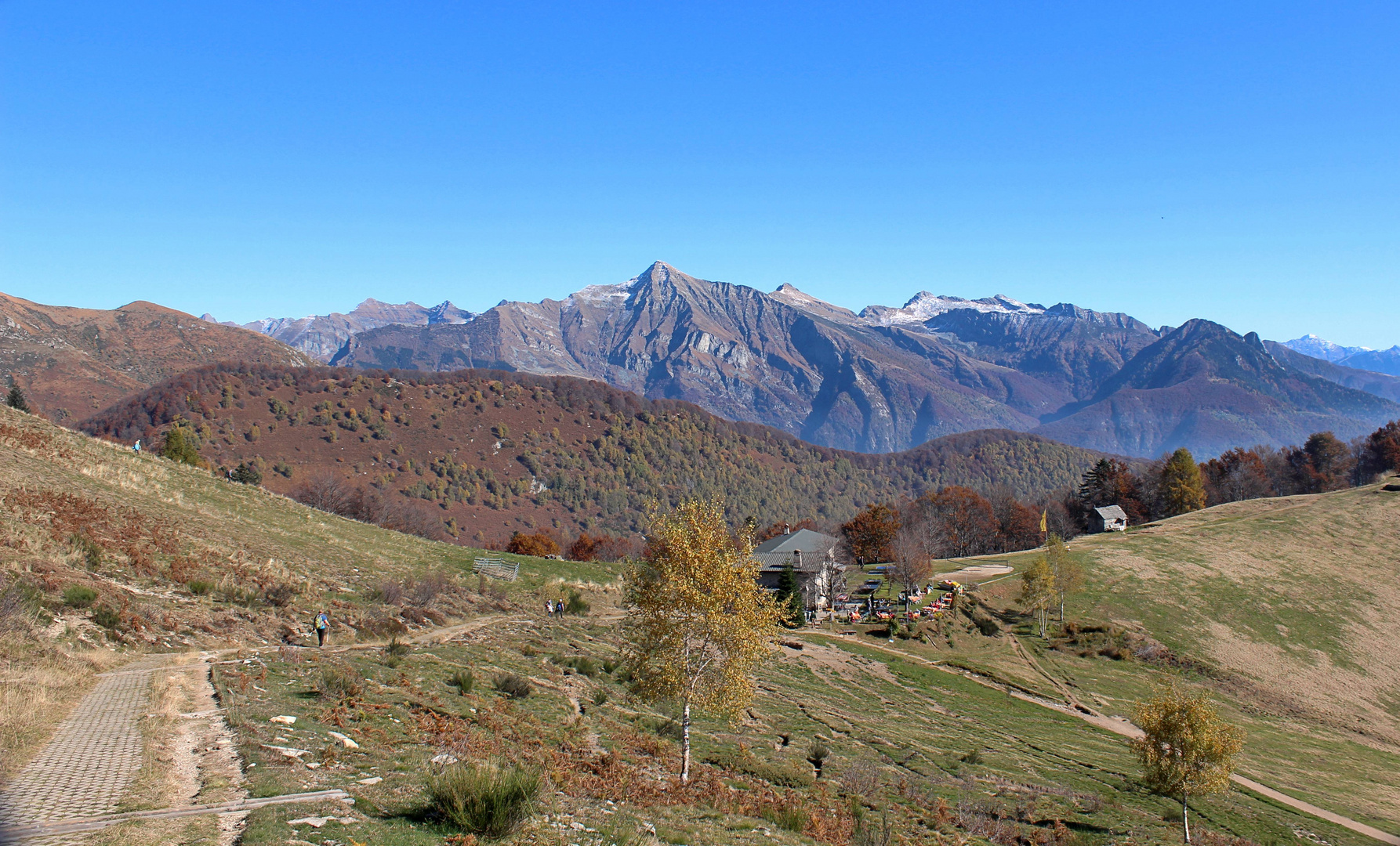 Wandern auf dem Monte Brè ...