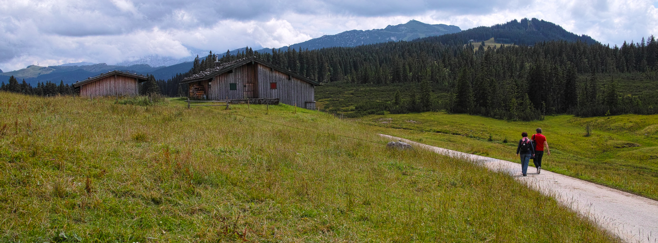 Wandern auf der Winklmoosalm