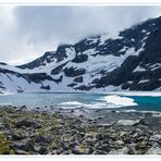 Wandern im Hurrungane V: Skagastolsvatnet