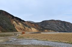 Wandern im Landmannalaugar in Island Südwesten