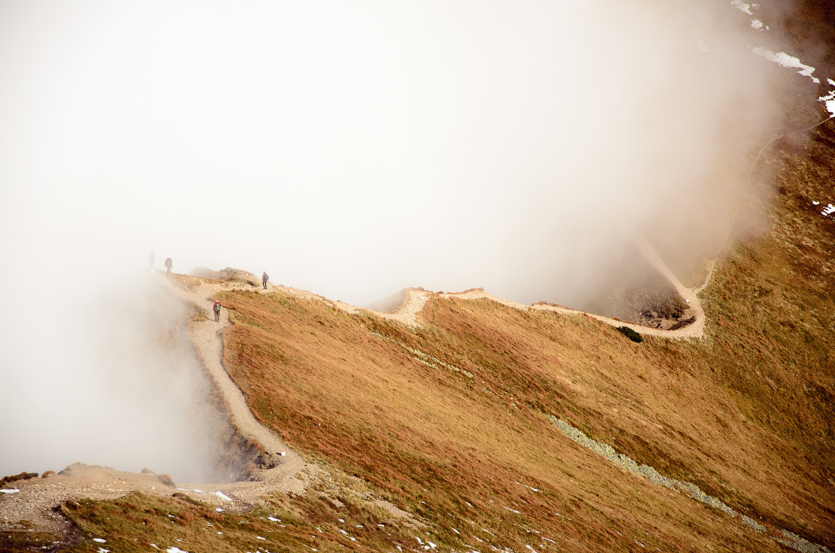 Wandern im Nebel