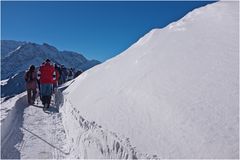 Wandern im Schnee