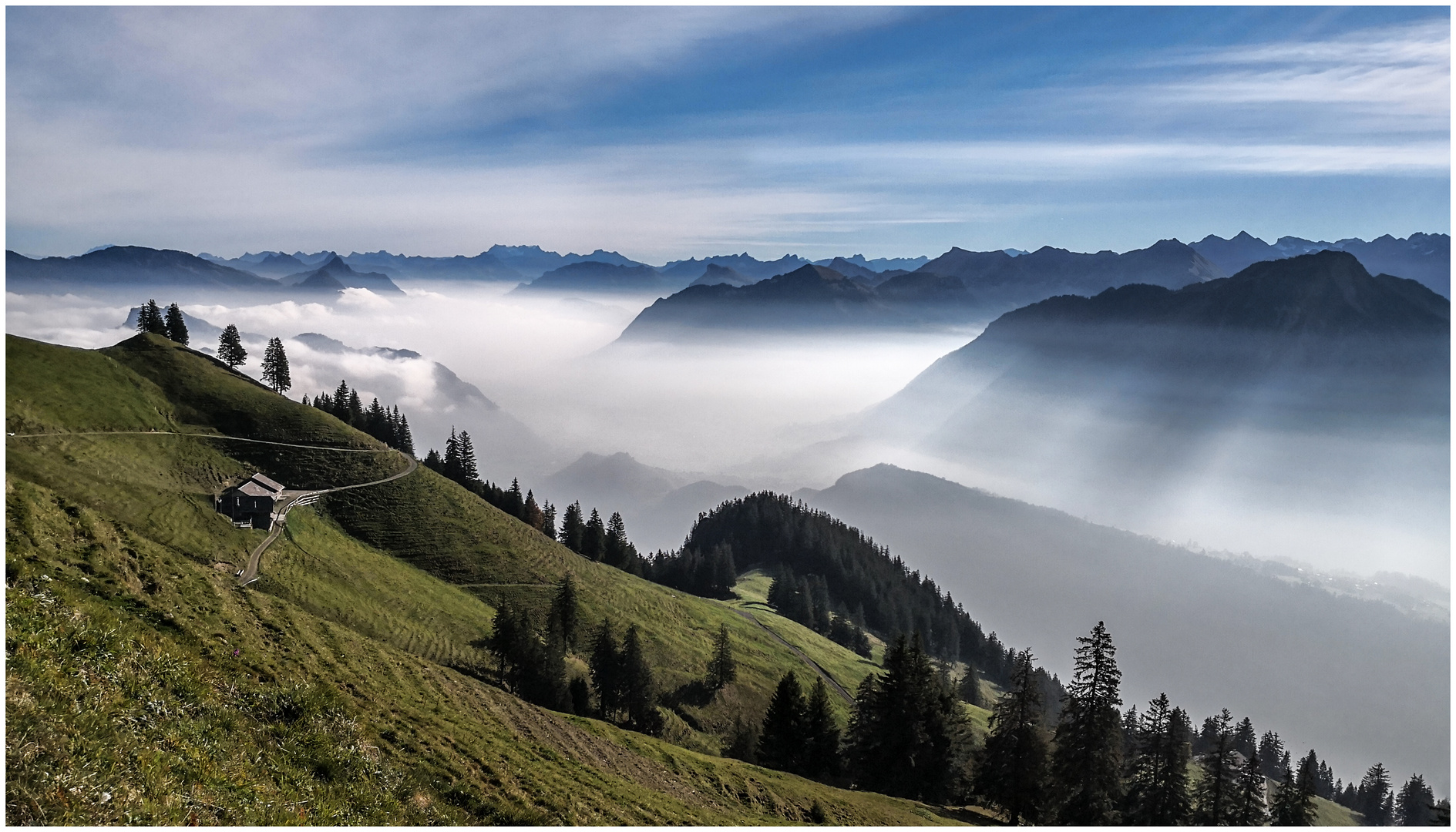 Wandern in den Bergen