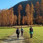 Wandern in der Herbstsonne