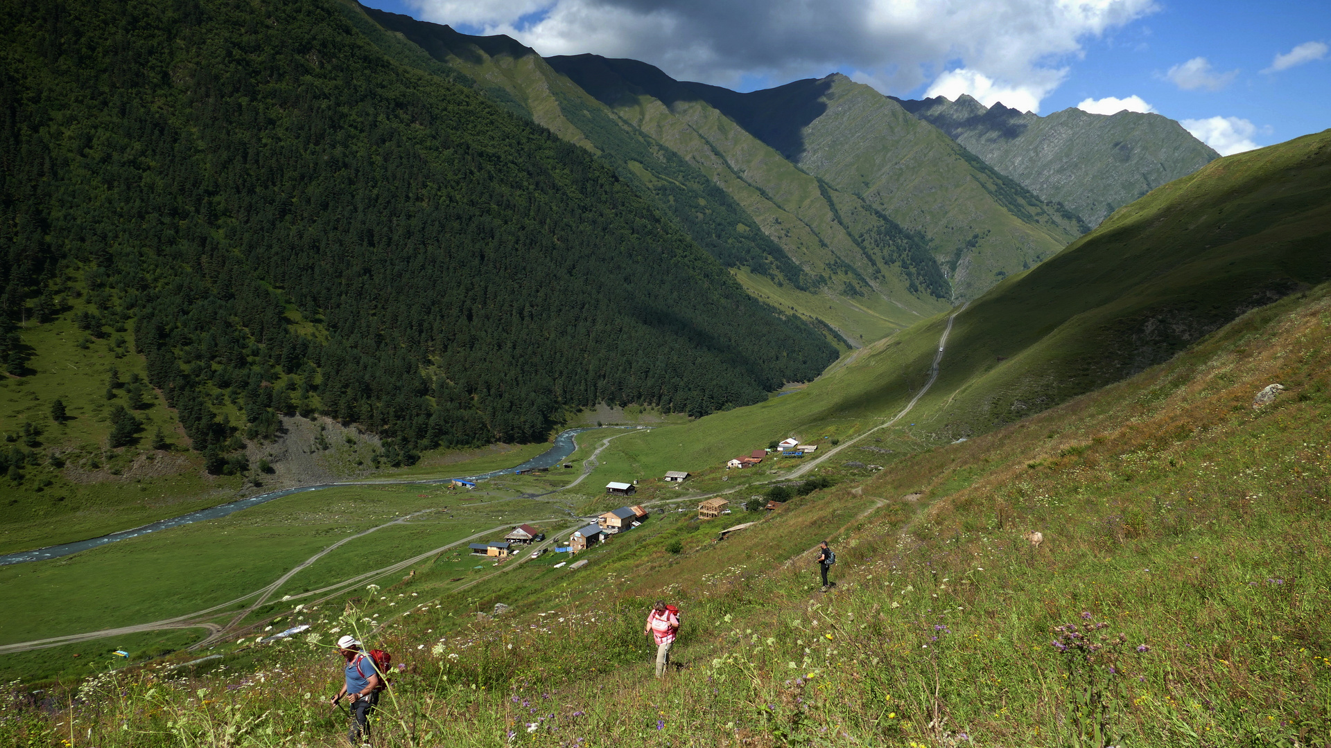 Wandern oberhalb von Daklo