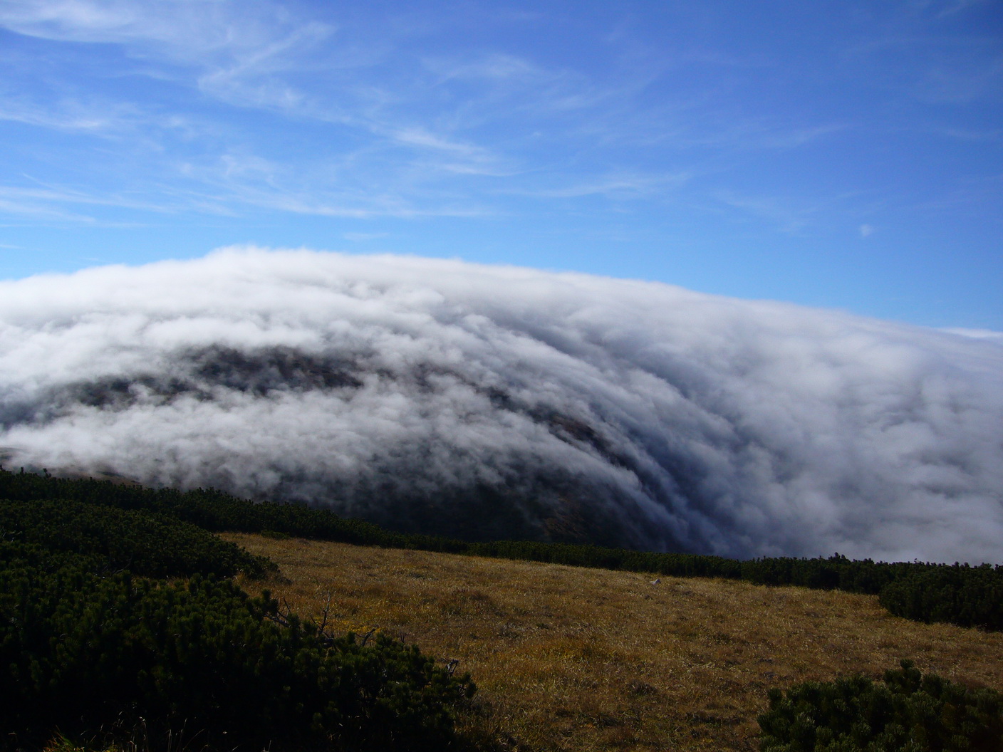 Wandern über den Wolken