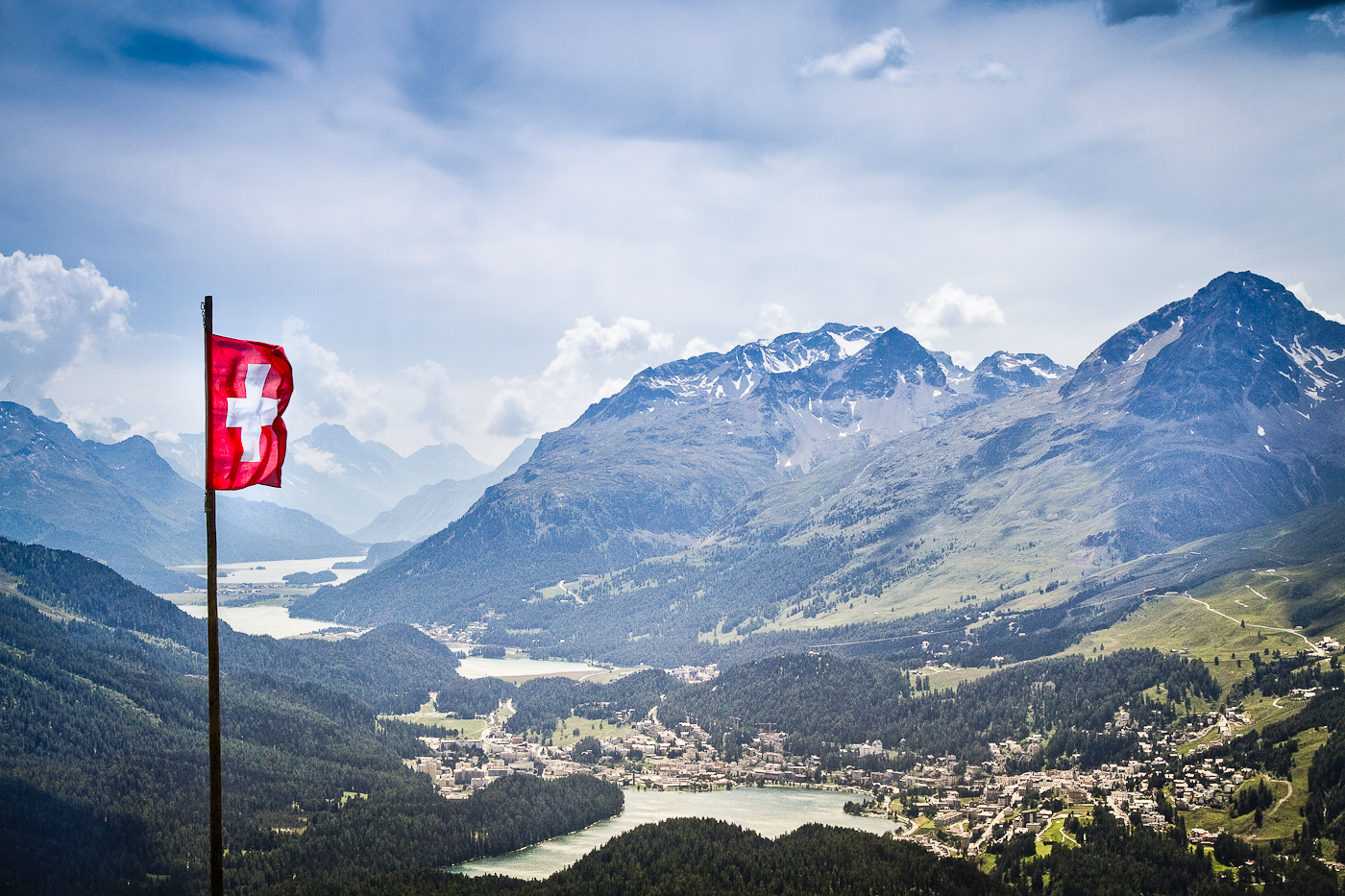 Wandern über St. Moritz CH