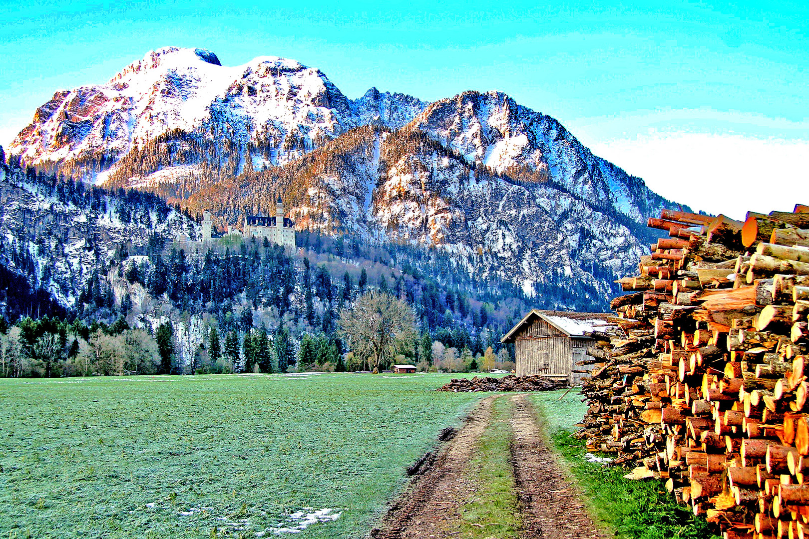 Wandern um das Schloss Neuschwanstein