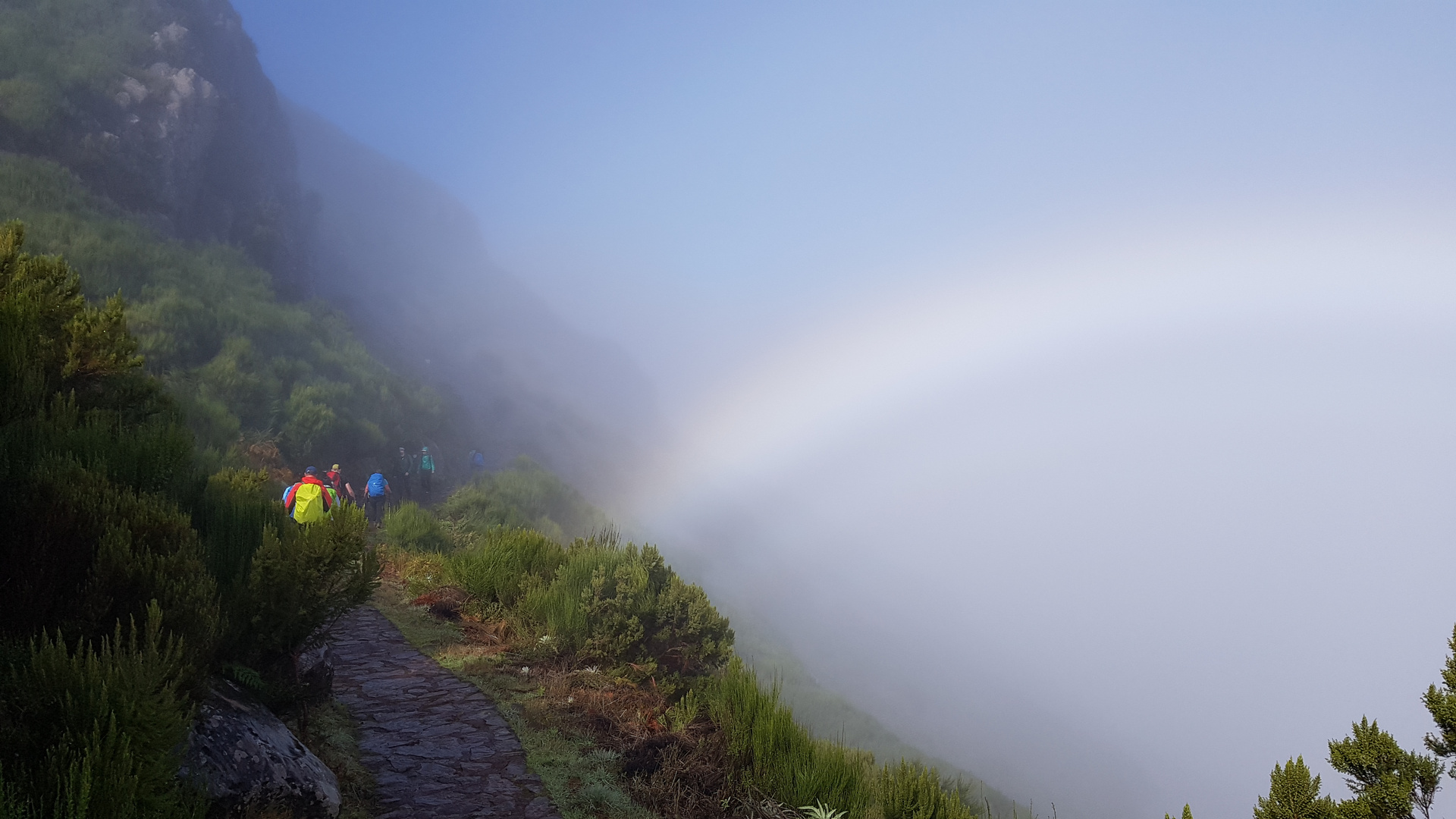 Wandern unterm Regenbogen