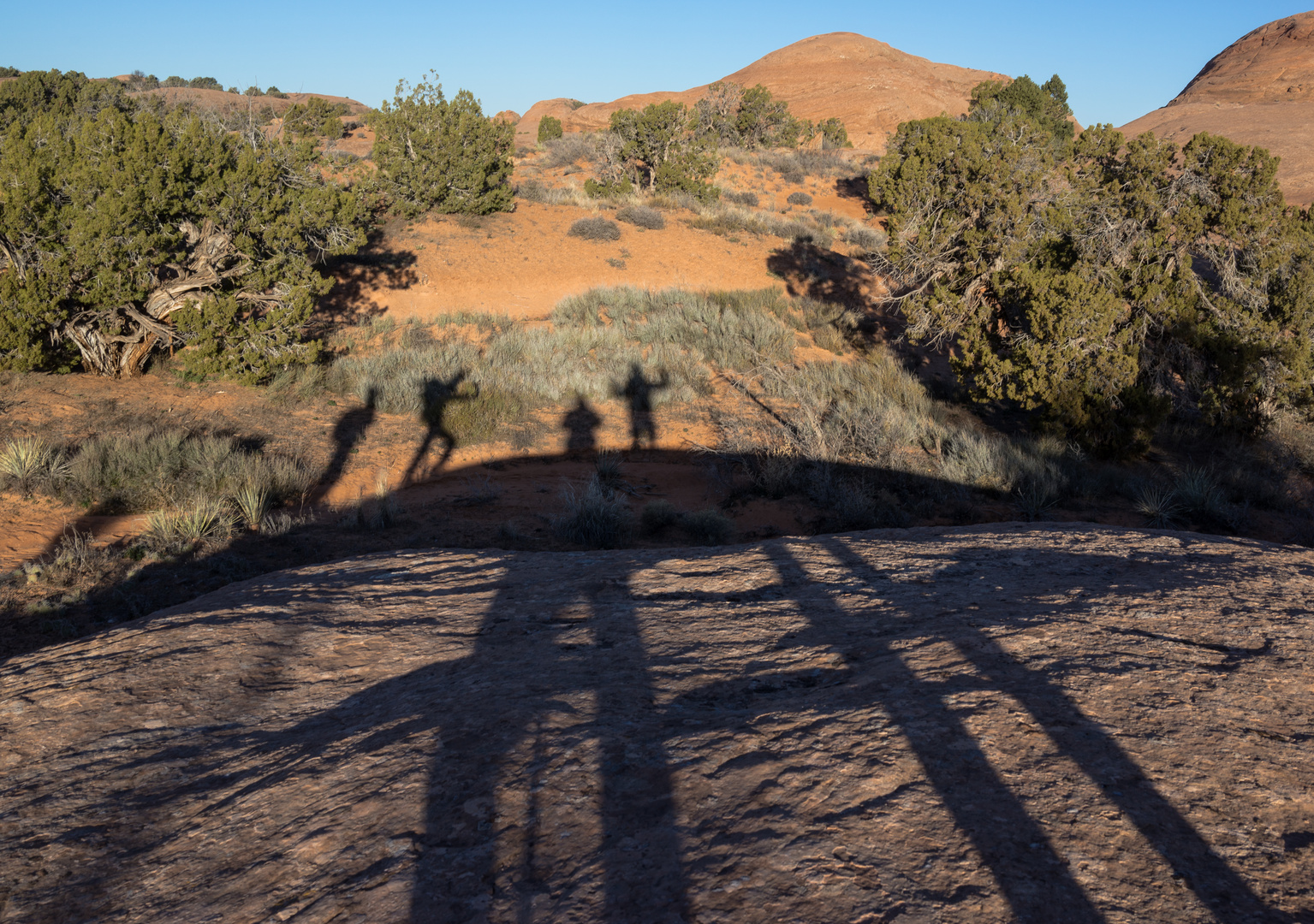 Wandernde Schatten