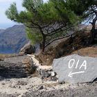 Wanderpad nach Oia  Santorini 1