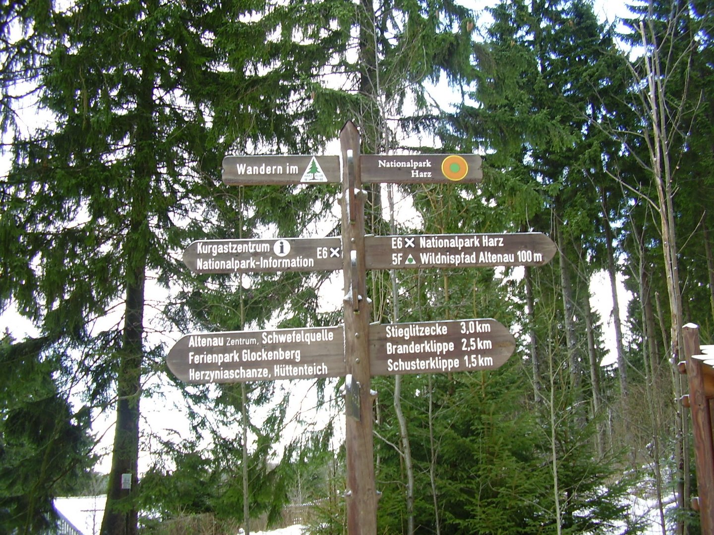 Wanderschild in Altenau