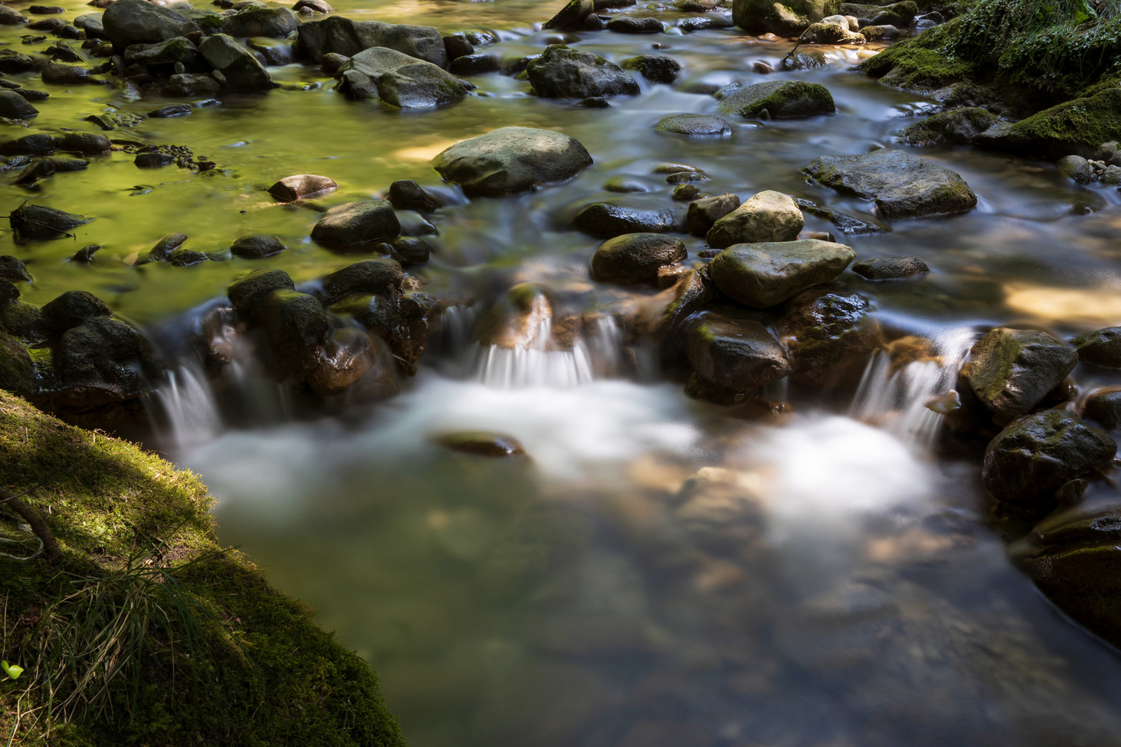 Wanderung am Bach entlang