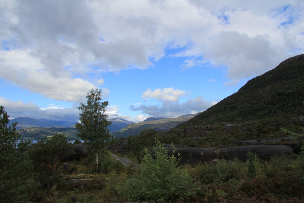 Wanderung am Hardangerfjord