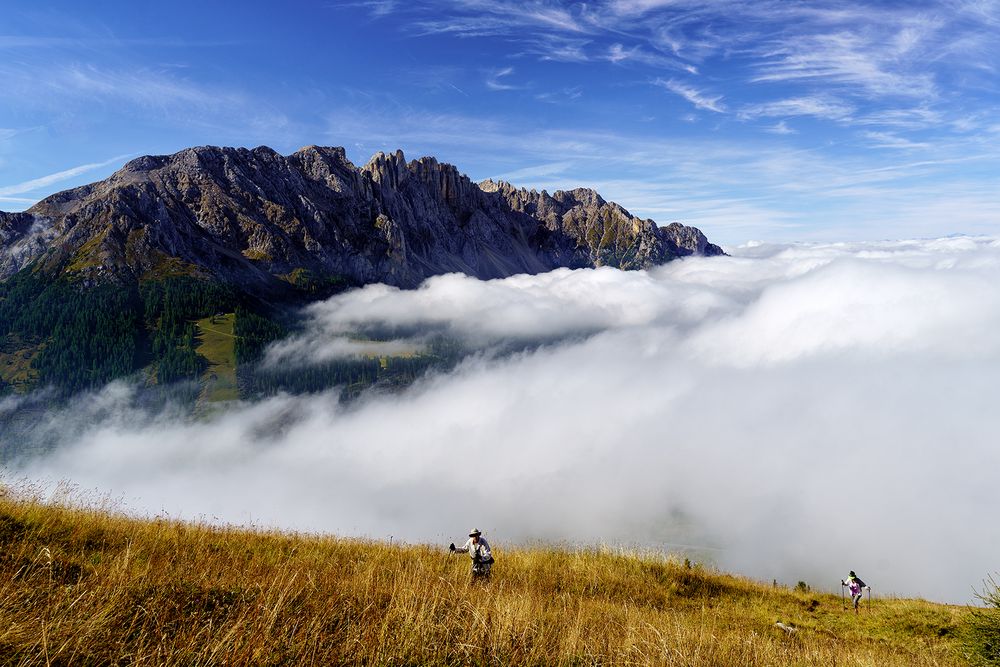 Wanderung am Rosengarten...