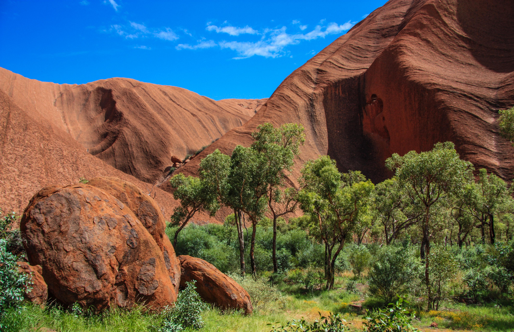 Wanderung am Uluru