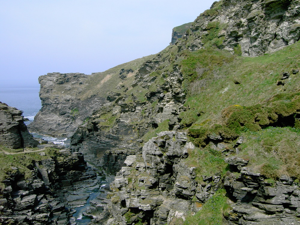 Wanderung an der Küste