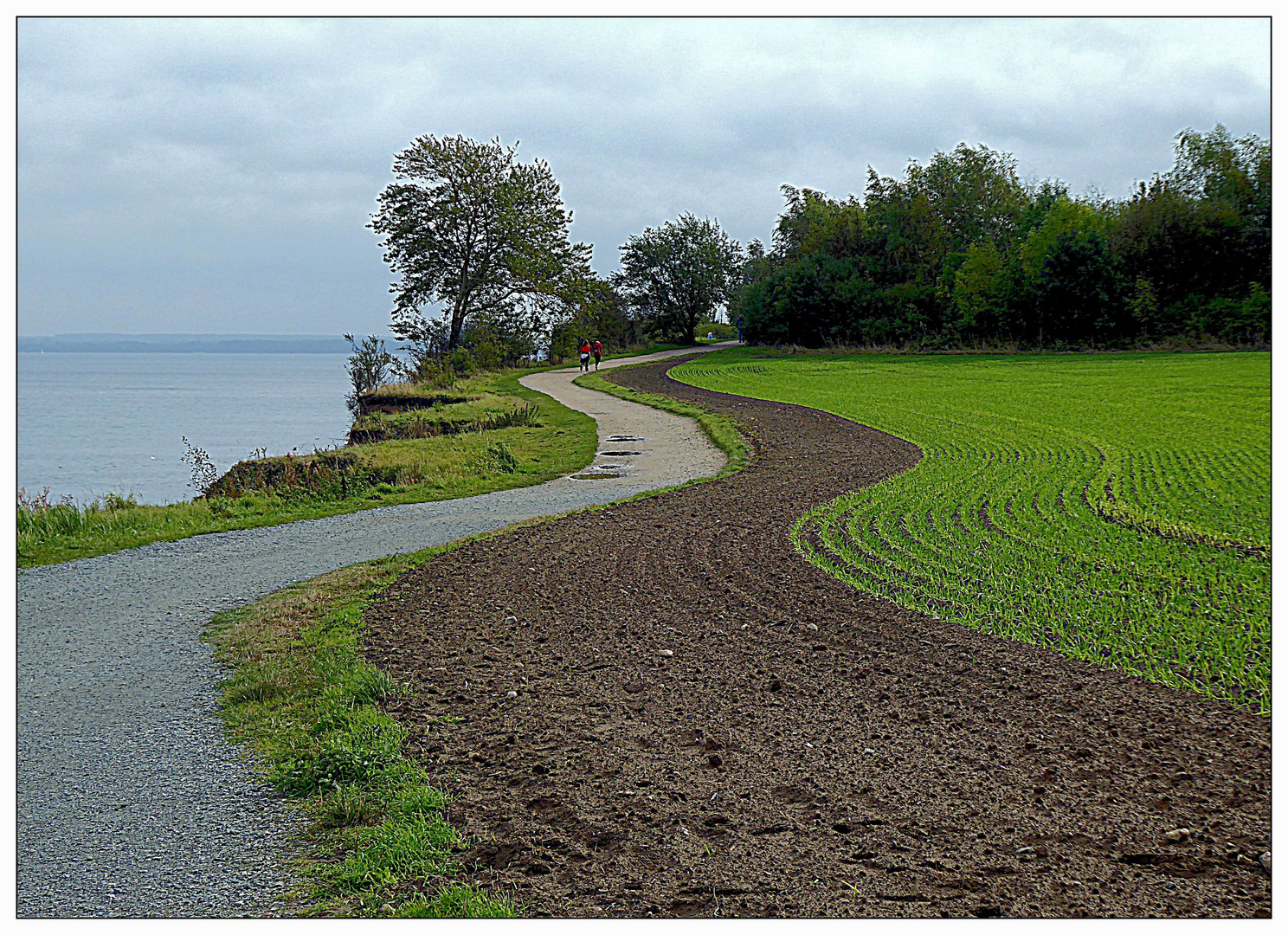 Wanderung an der Steilküste