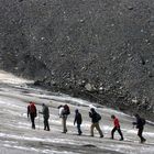 Wanderung auf dem Gletscher