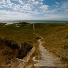 Wanderung durch die Dünen - leider ist der Urlaub bald rum