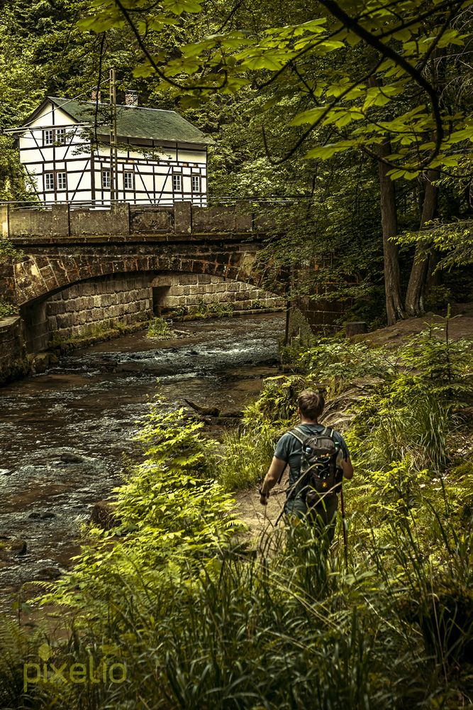 Wanderung durch die sächsische Schweiz