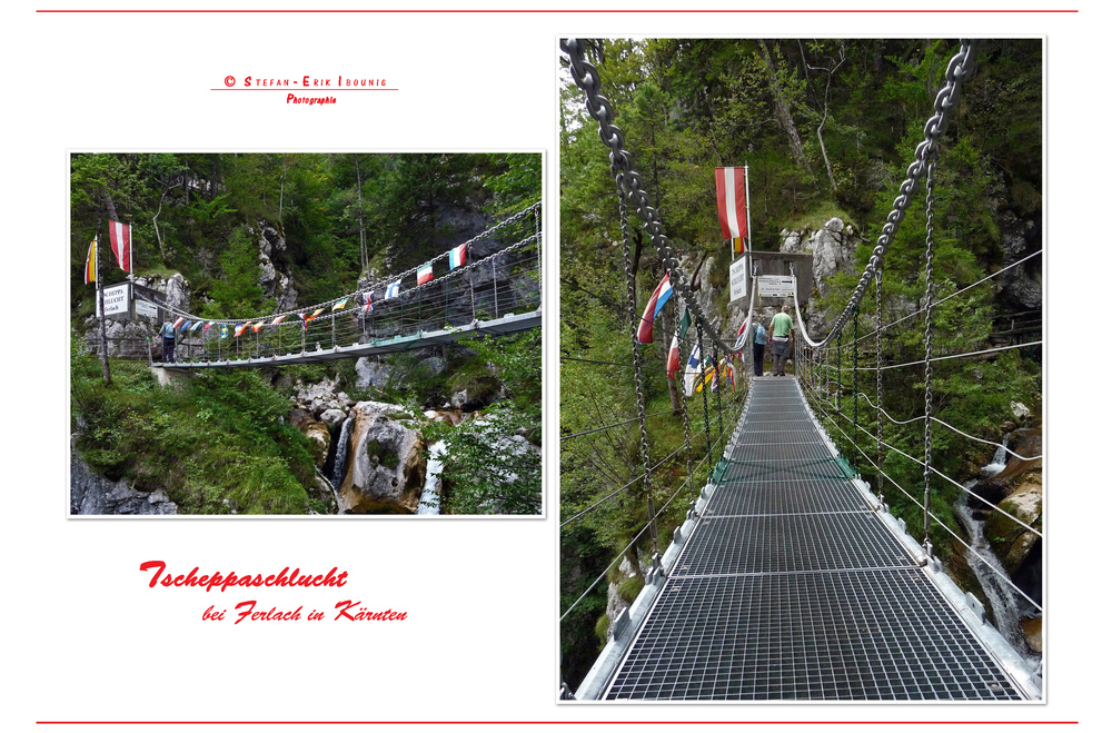 " Wanderung durch die Tscheppaschlucht bei Ferlach * Serien - Ende "