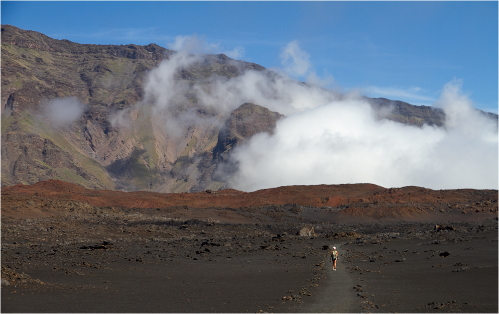 Wanderung im Haleakala Crater