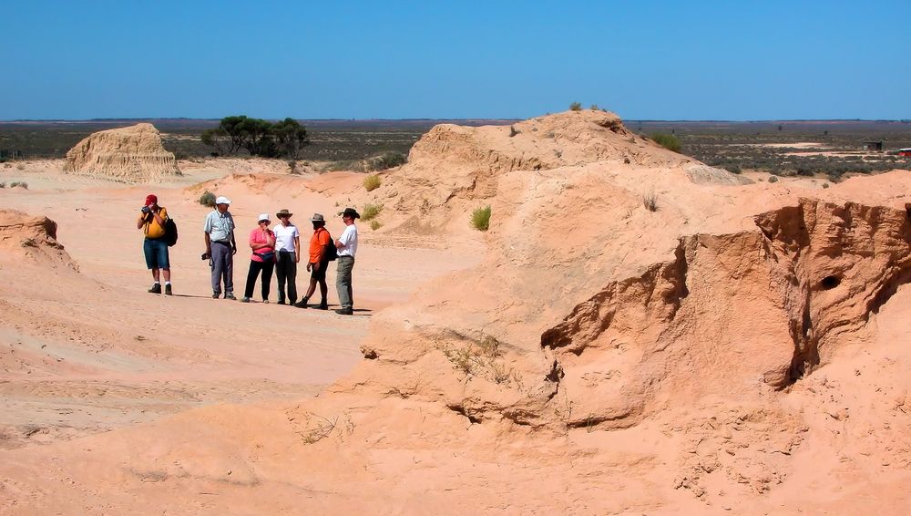 Wanderung im Mungo National Park