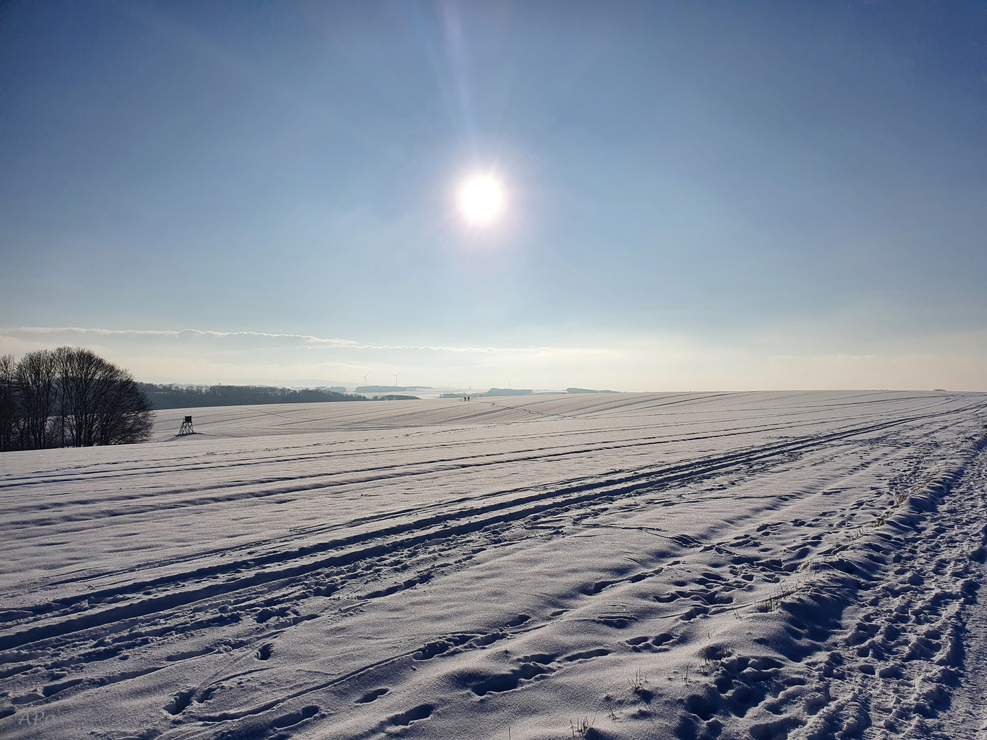 Wanderung im Schnee