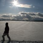 Wanderung im Schnee