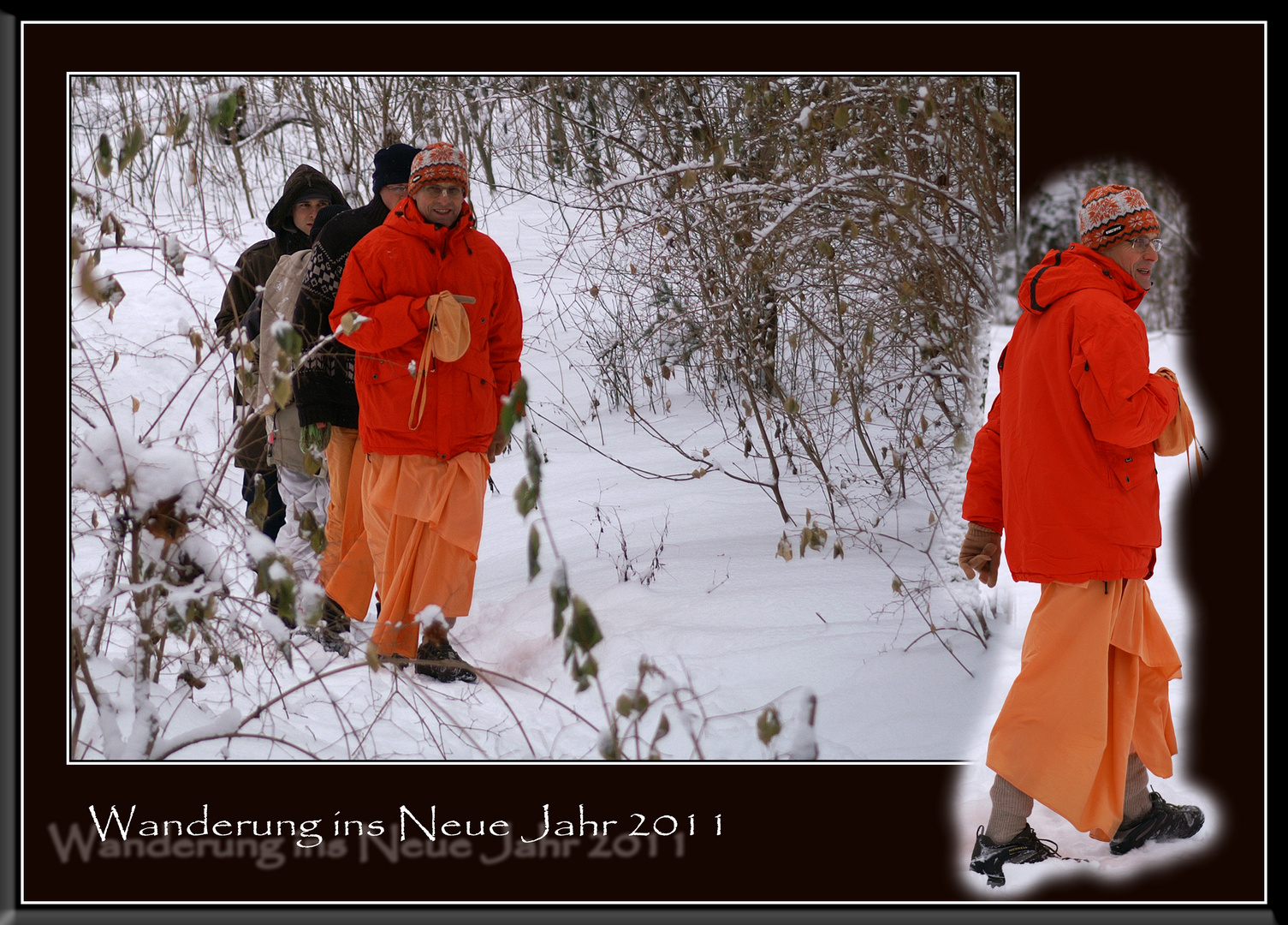 Wanderung im Schnee