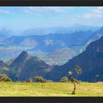 Wanderung in den Simien Bergen