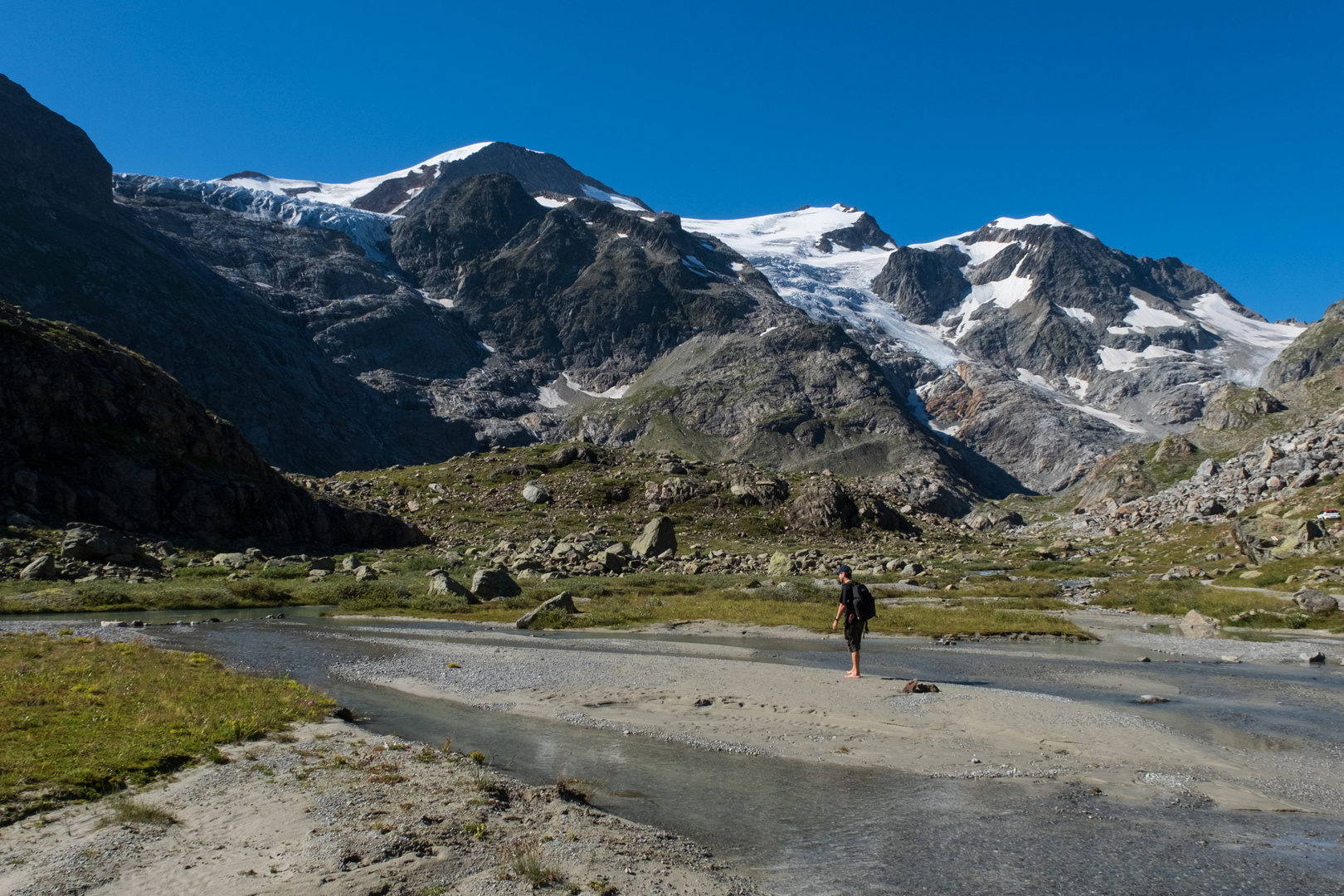 Wanderung in der Bergwelt