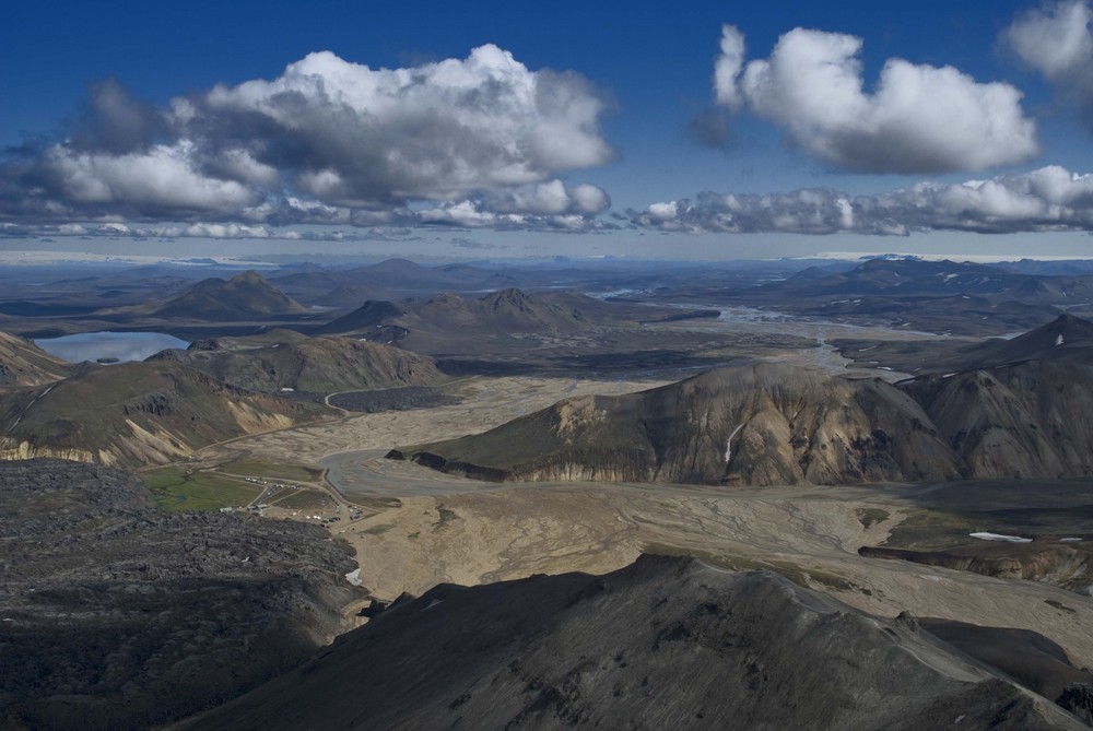 Wanderung in der Nähe von Landmannalaugar