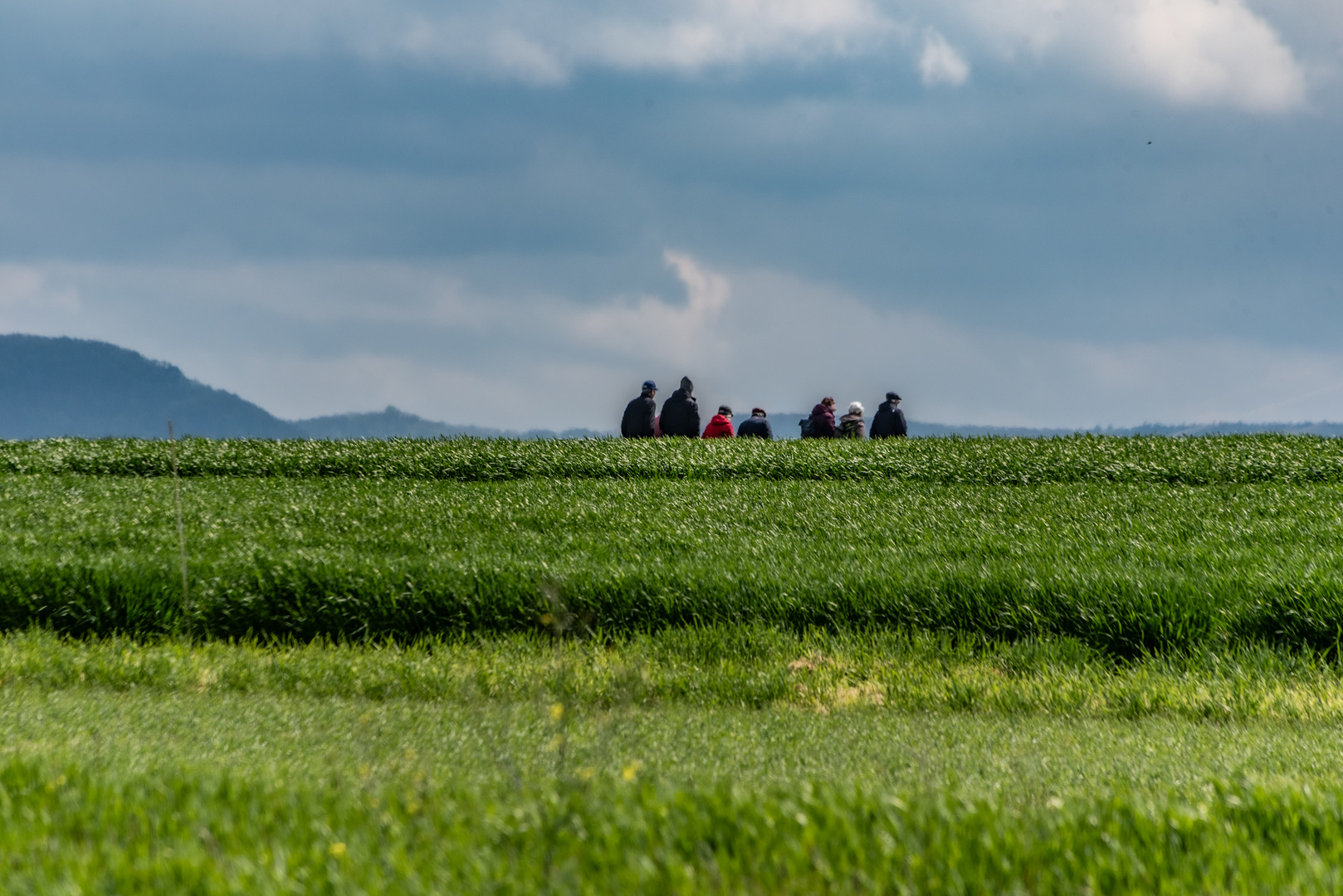 Wanderung ins Blaue.