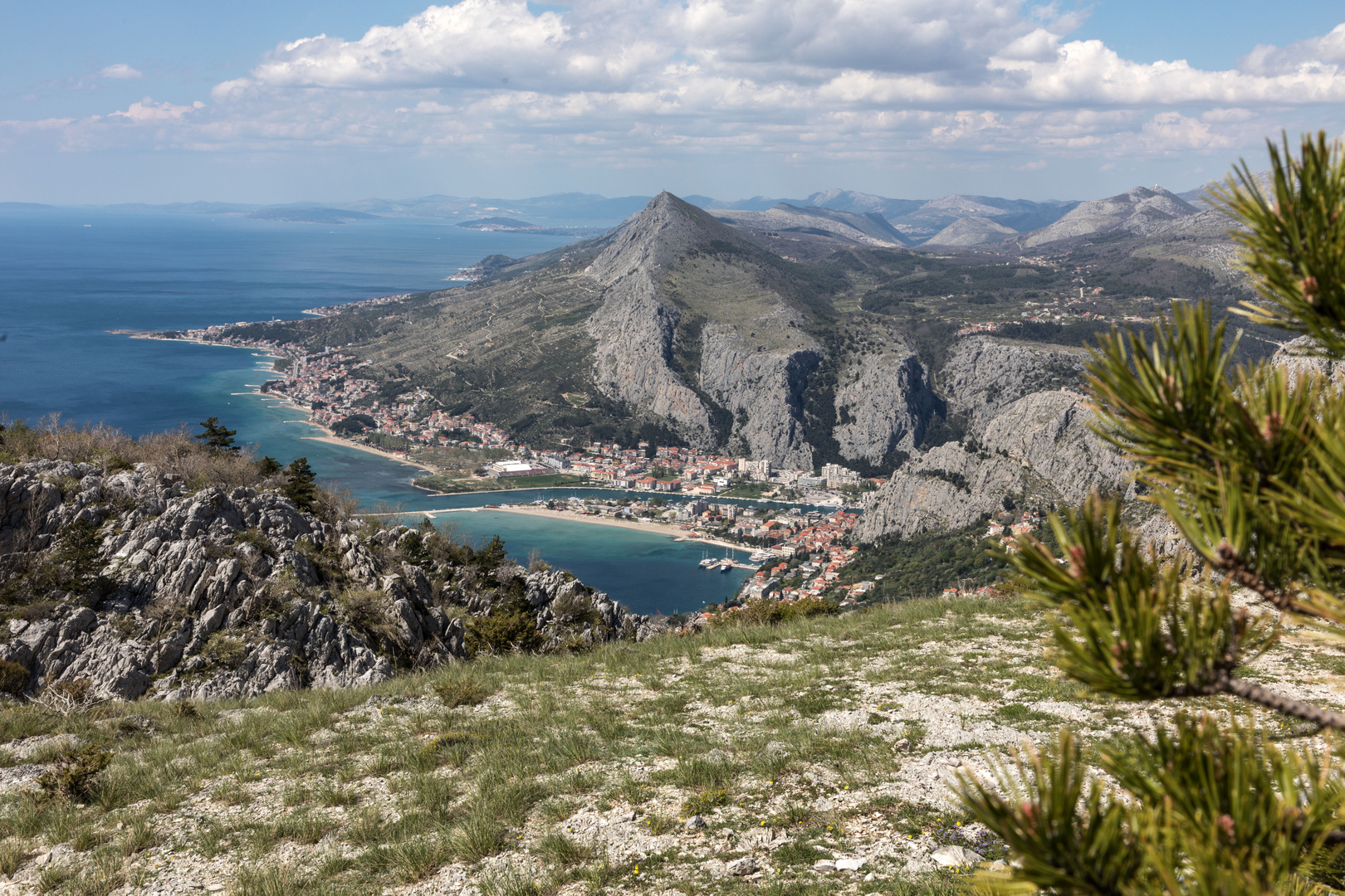 Wanderung nach Omiš, Kroatien