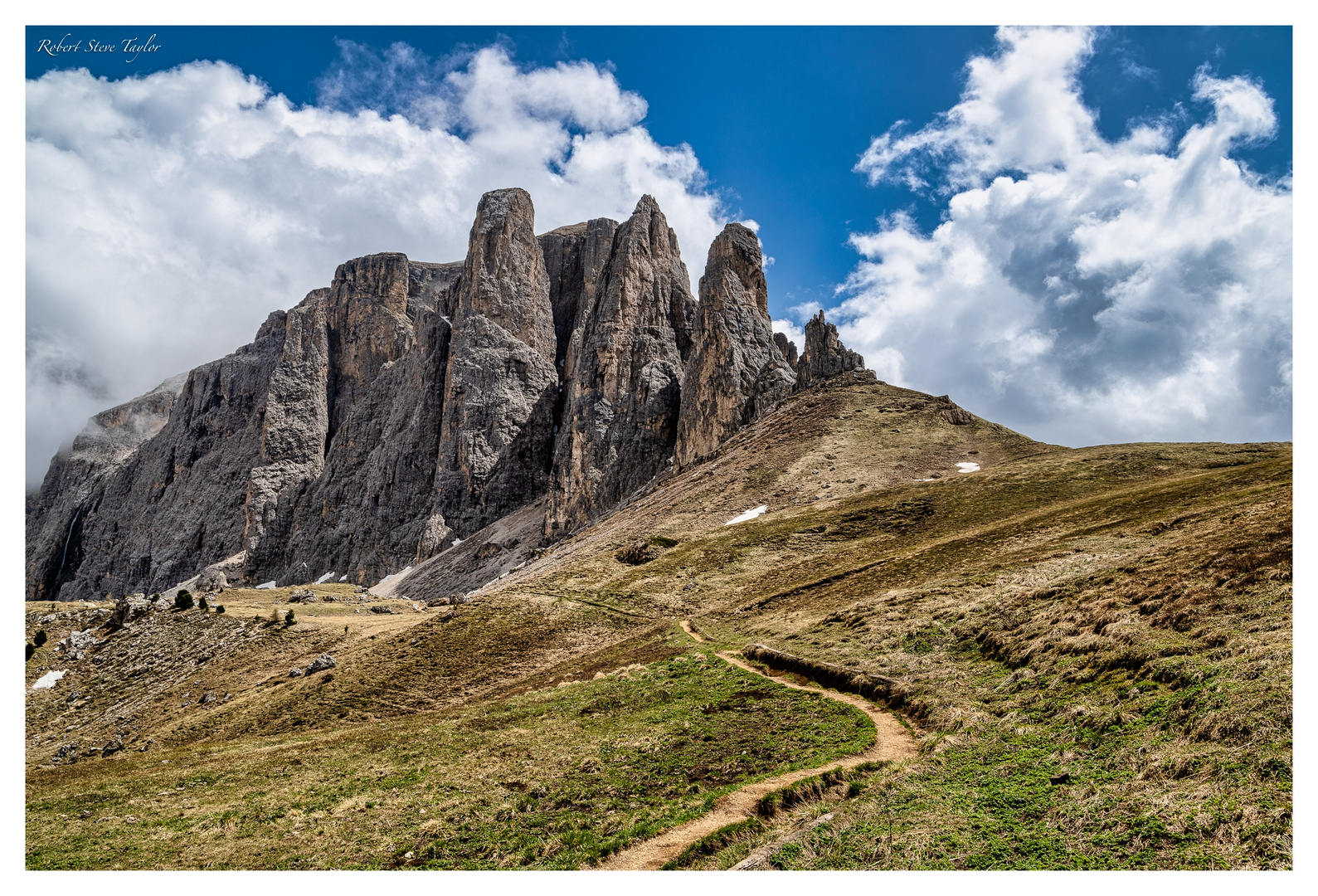 Wanderung oberhalb vom Sellajoch (in Farbe)