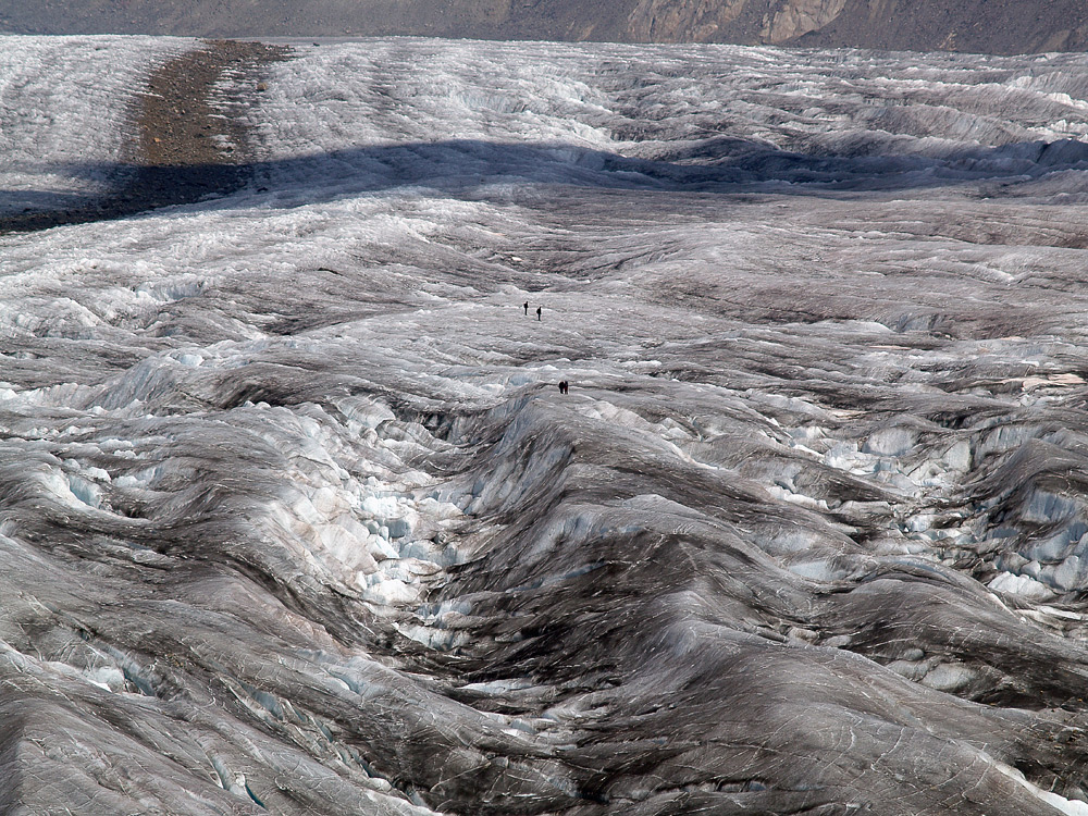 Wanderung über den Aletschgletscher