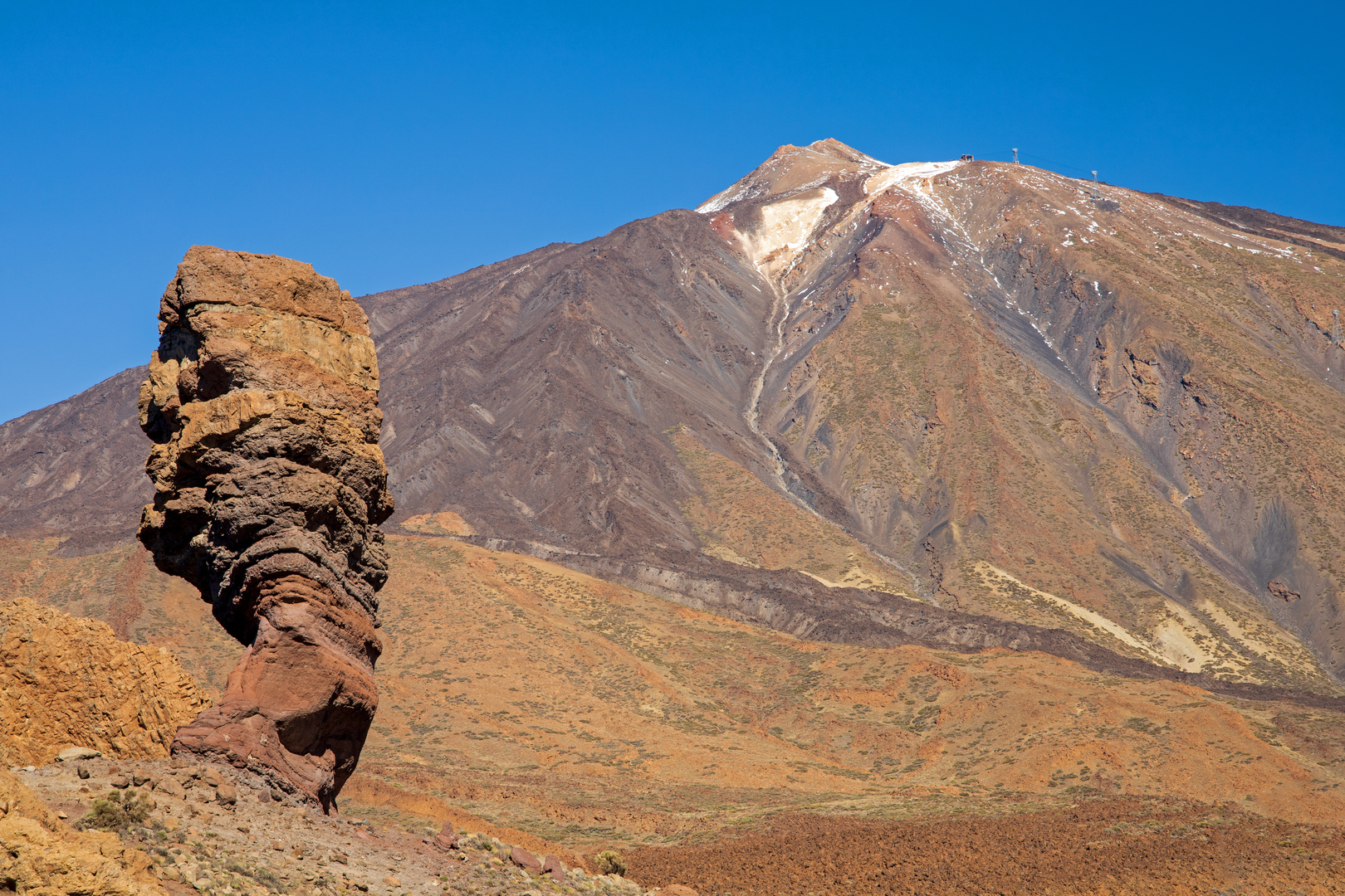 Wanderung um die Los Roques de Garcia, Teneriffa, Roque Chinchado, Bild Il