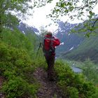 Wanderung von Balestrand auf den Raudemelen