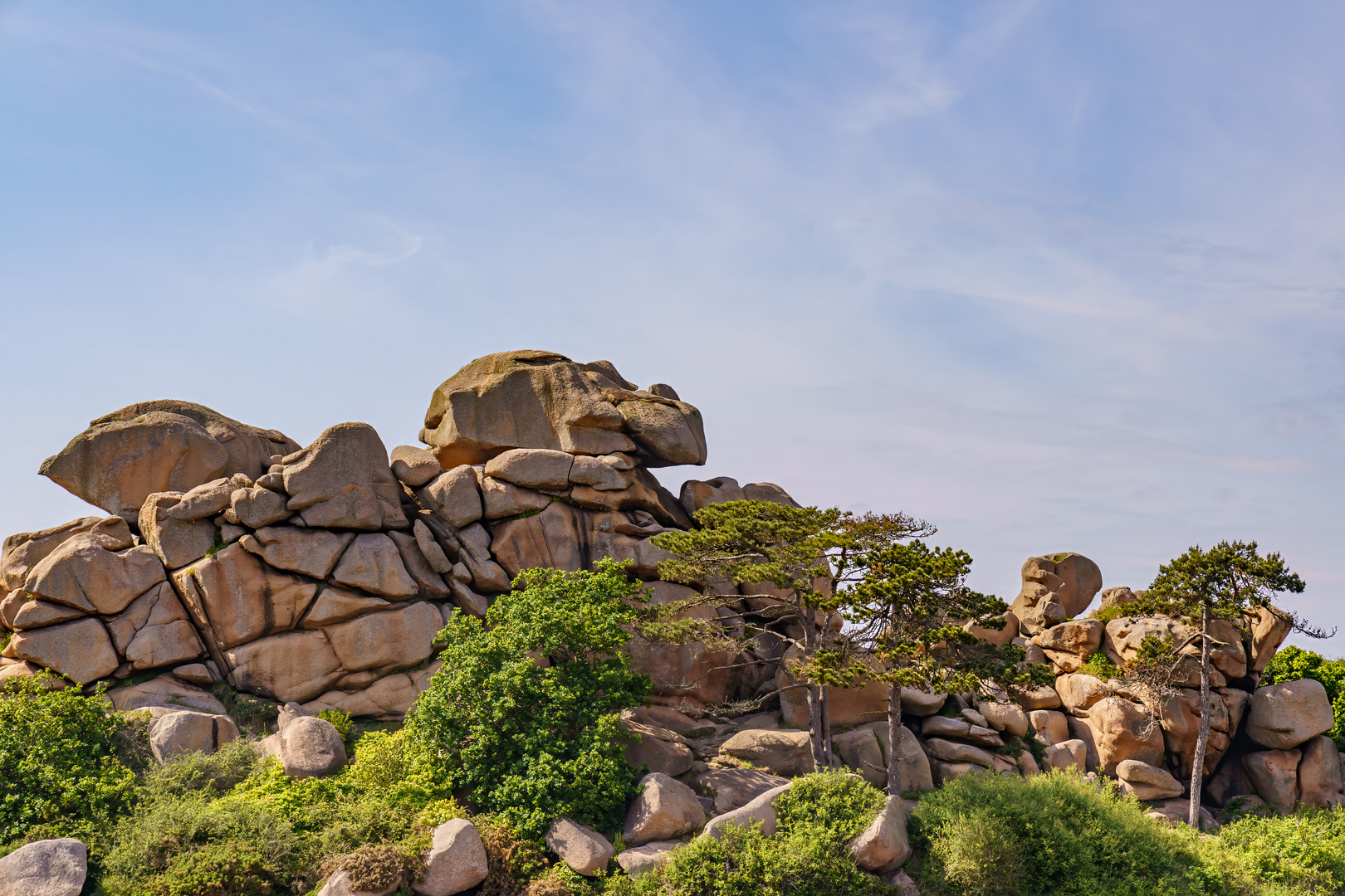 Wanderung Zöllnerpfad Cote de Granit Rose