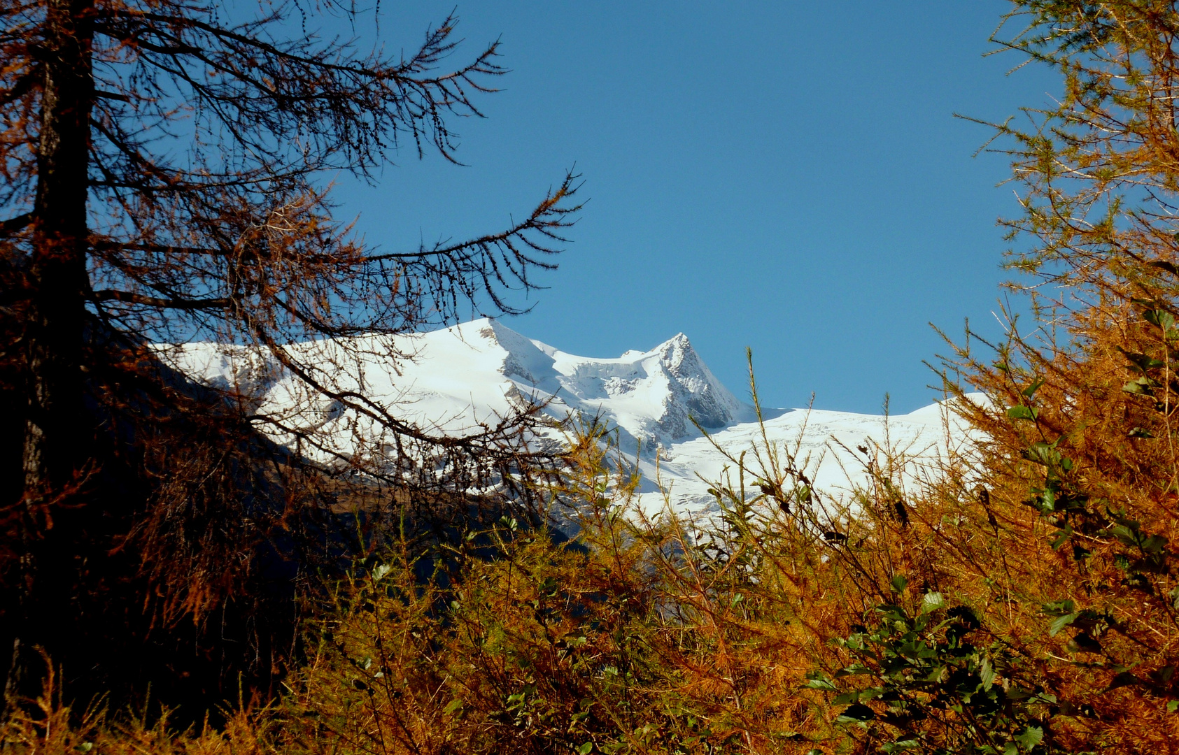 Wanderurlaub im Oktober 2010 durch das Tauerntal nach Innergschlöss, am Fusse des Gross-Venedigers