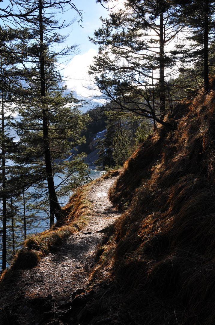 Wanderweg am Achensee