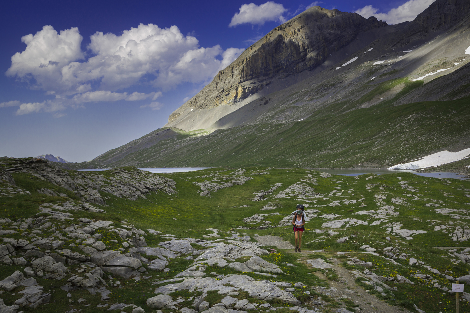 Wanderweg am Gemmi